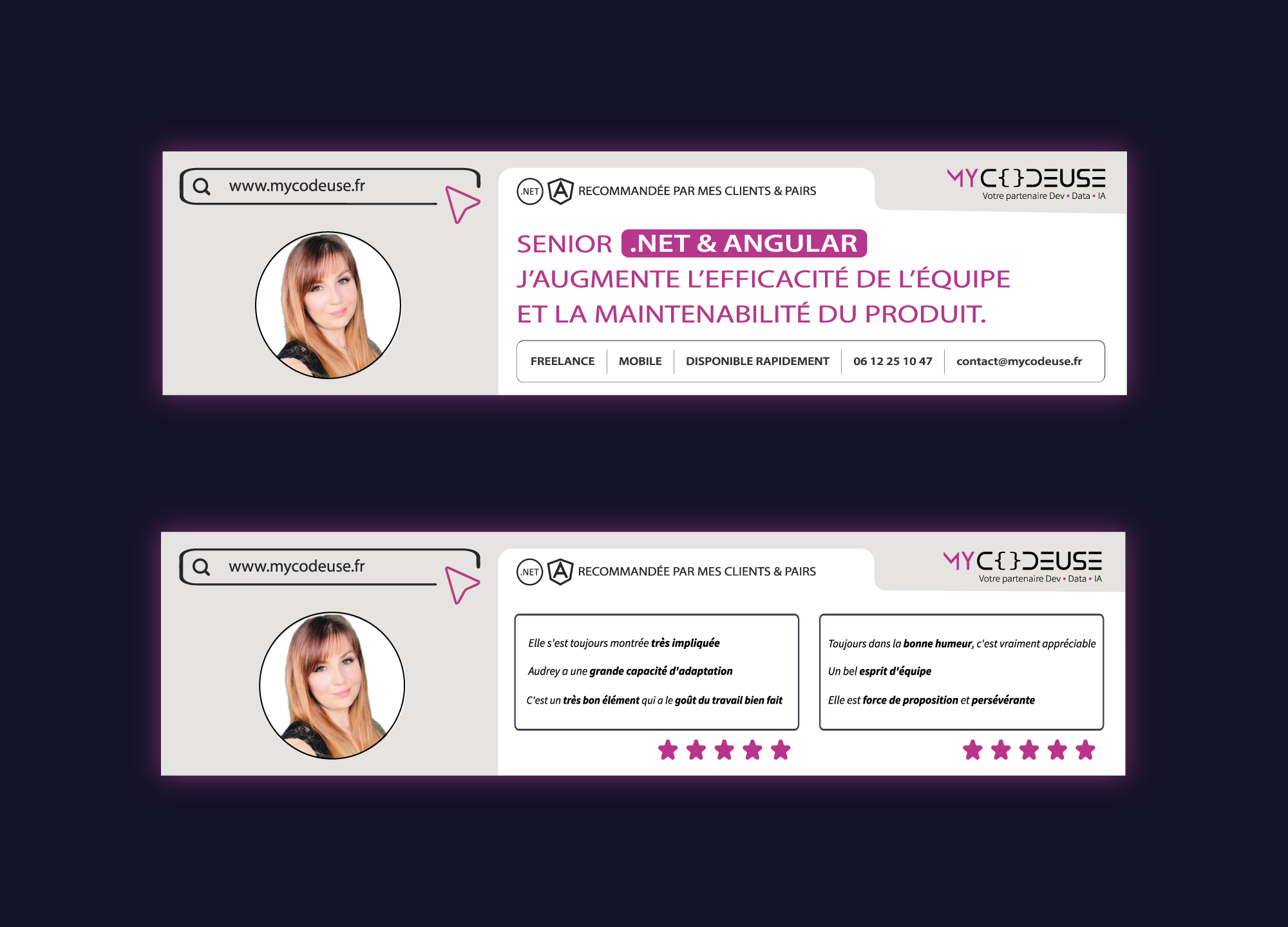Exemple de bannière générée avec Ask N Pic